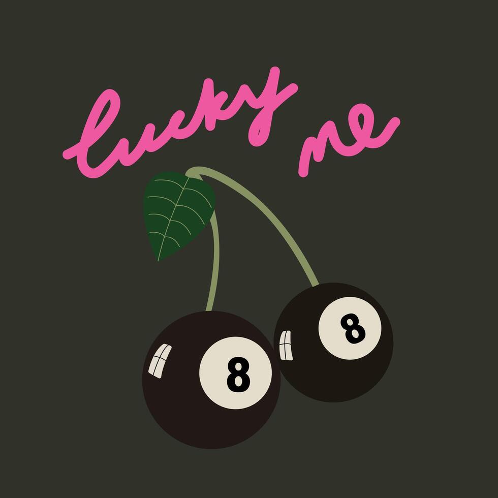 Gambling and entertainment in casino establishments on black background. set of games for winning money. Casino and lucky inscription, jackpot, lucky horseshoe and dice. Money is the motive vector