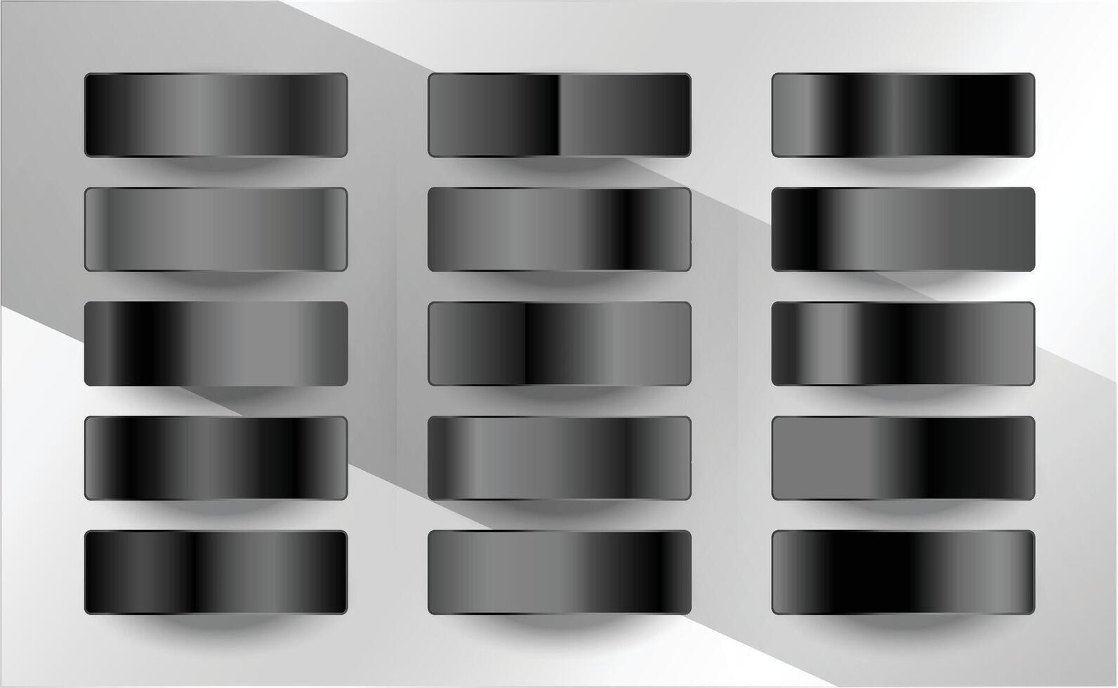 simple soft modern black and white dark gradient monochrome color background for wallpaper, template, cover, card, screen, texture, label, banner etc. dark night theme design. vector