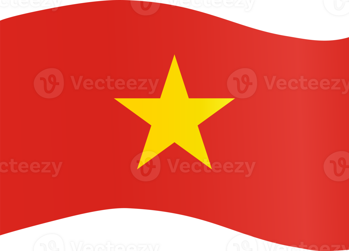 Vietnam flag wave png