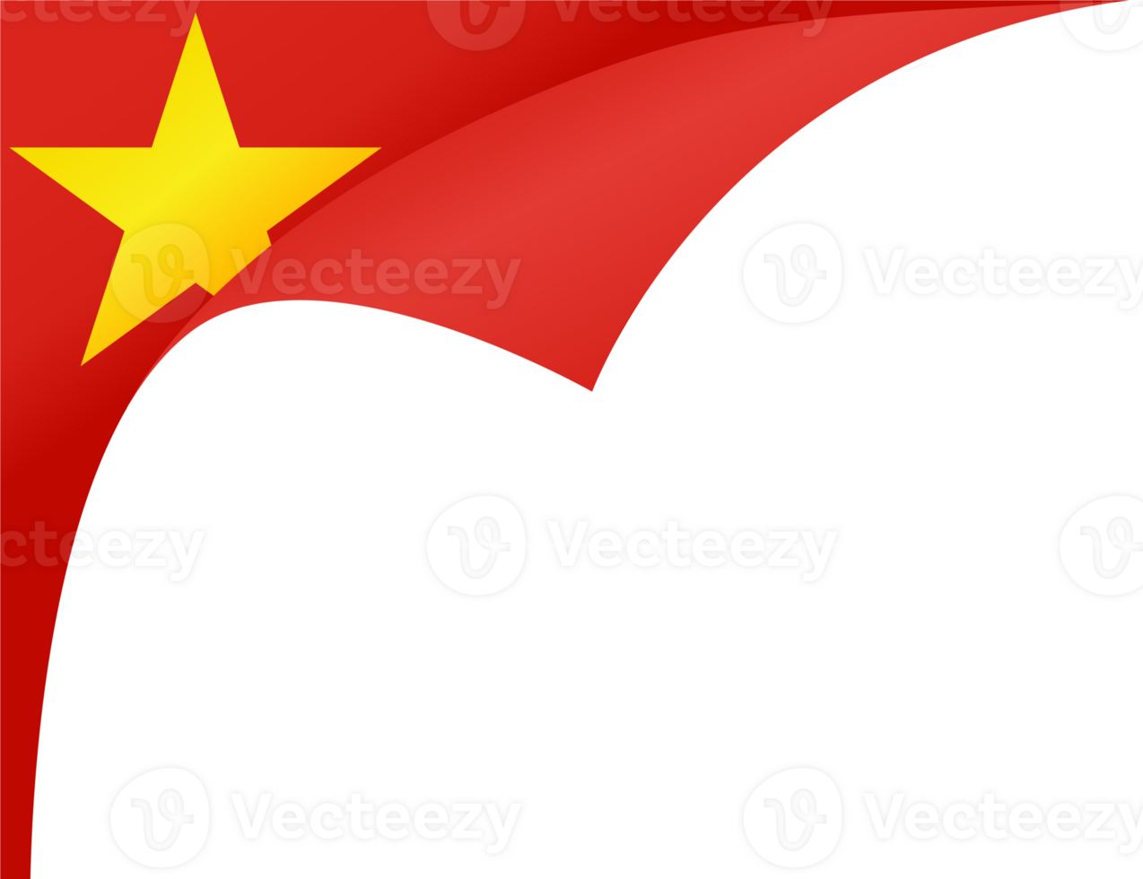Vietnam flag wave png