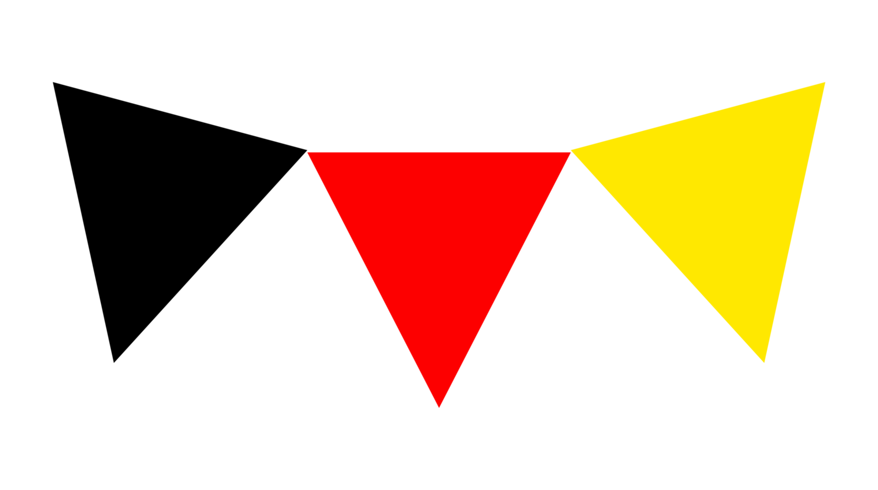 Flat illustration of the flag of Germany. png