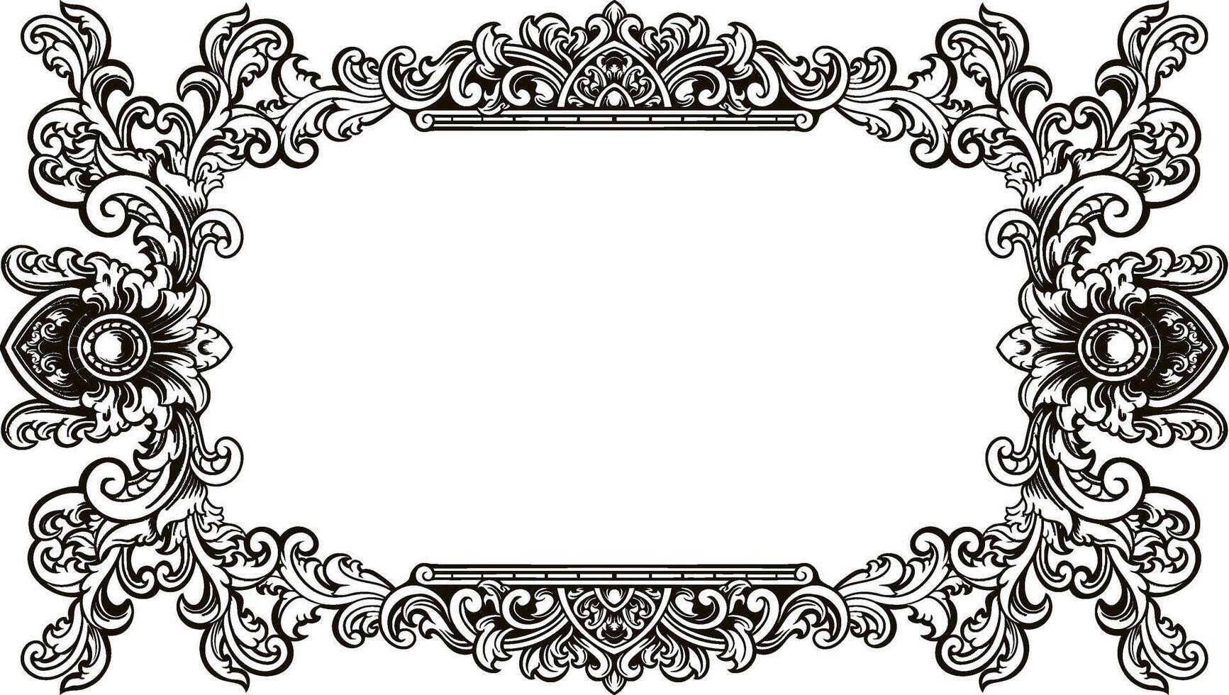 Ornament Border Decoration vector