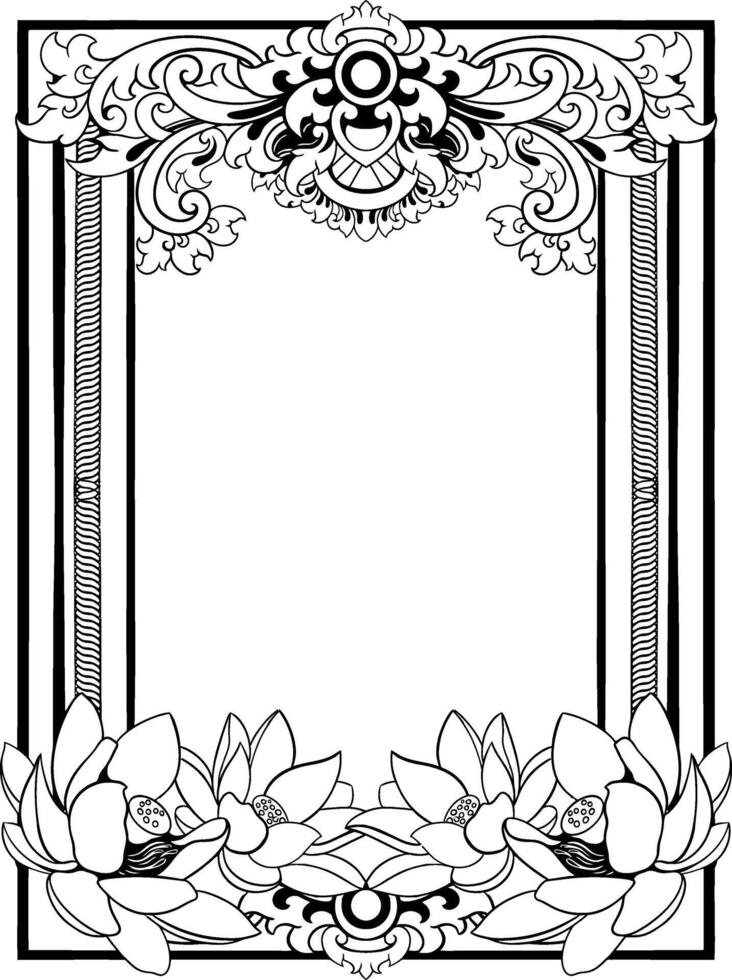 Ornament Border Decoration vector