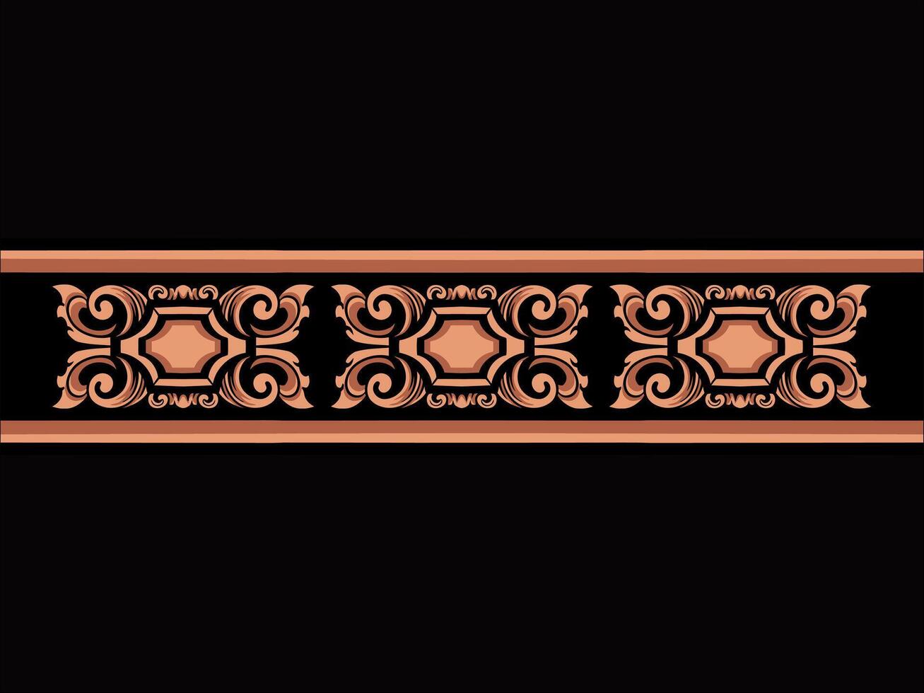 Luxury Frame Ornament Wedding Decoration vector
