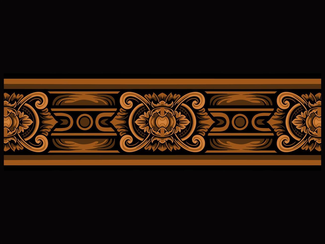 Luxury Frame Ornament Wedding Decoration vector