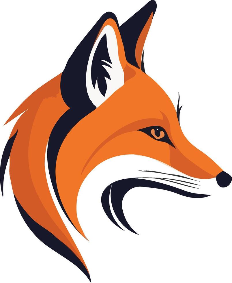 Nature s Elegance, Captivating Fox Illustration vector