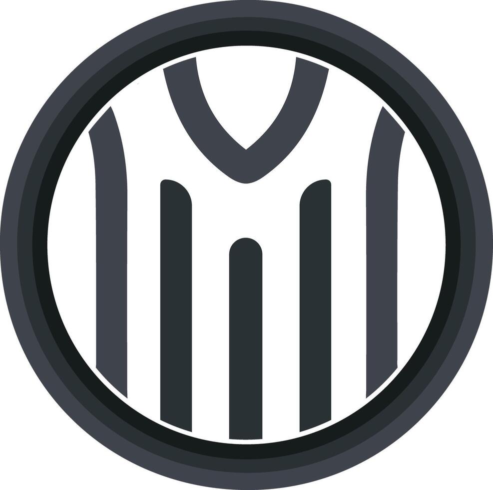 men's t-shirt with bold stripes logo vector