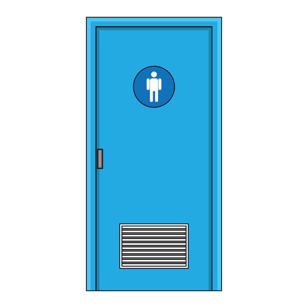 The Illustration of Door Building vector