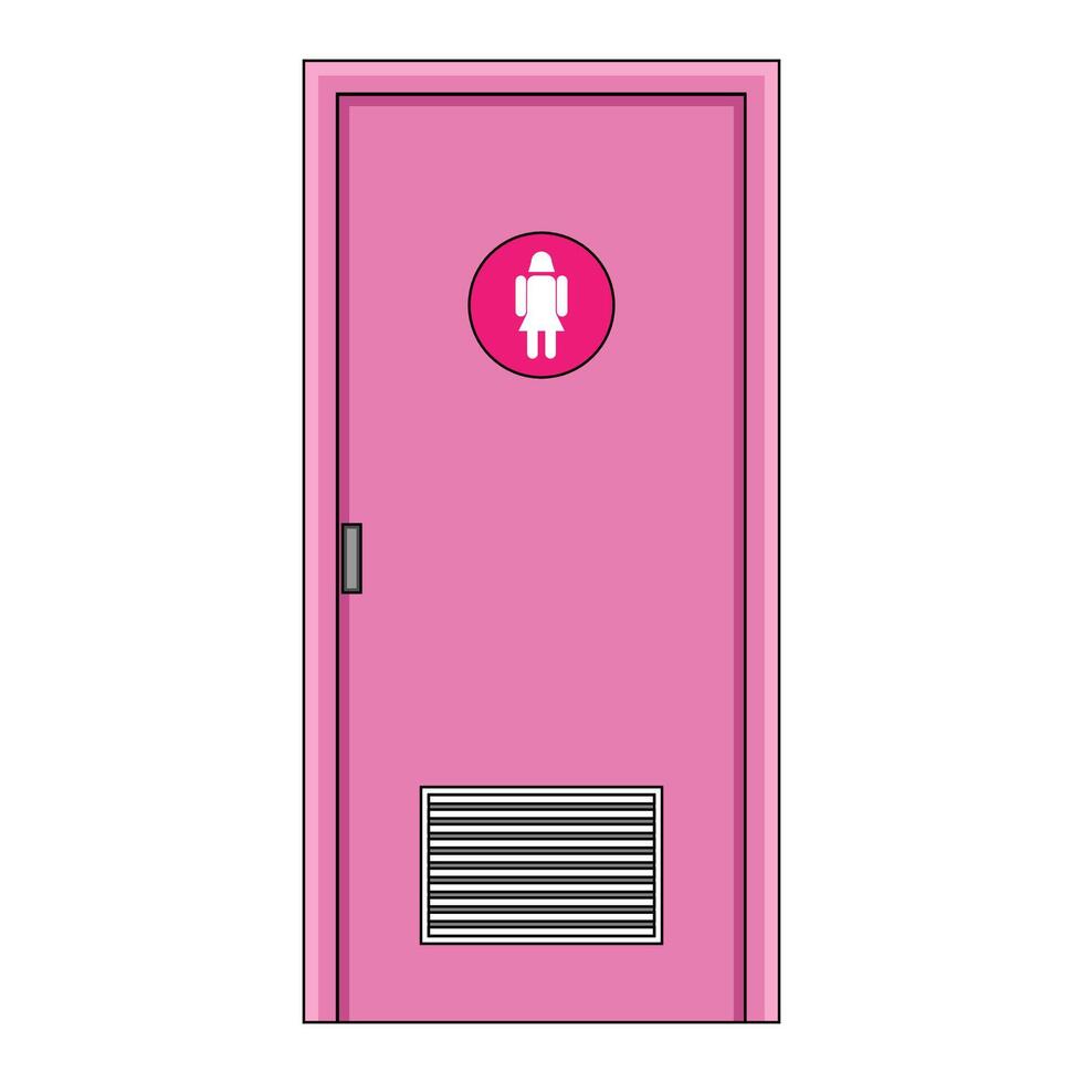 The Illustration of Door Building vector