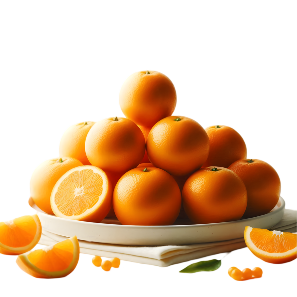 Orange isolated from background png