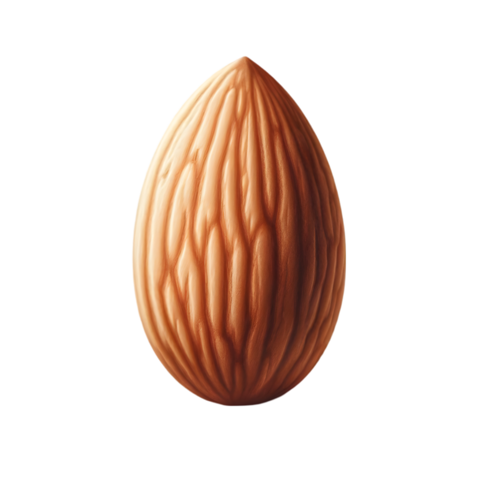Almond on transparent background png
