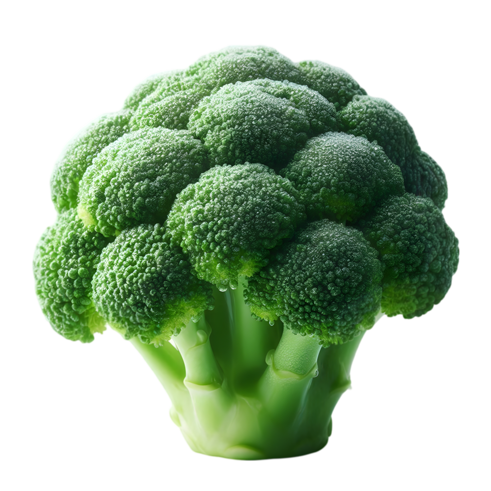 Broccoli on transparent background png