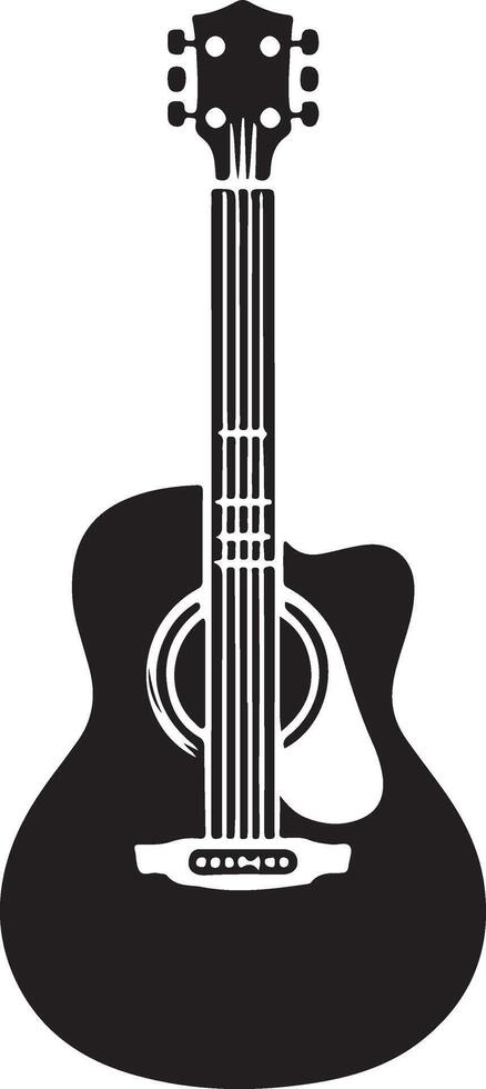 Guitar Silhouette illustration vector