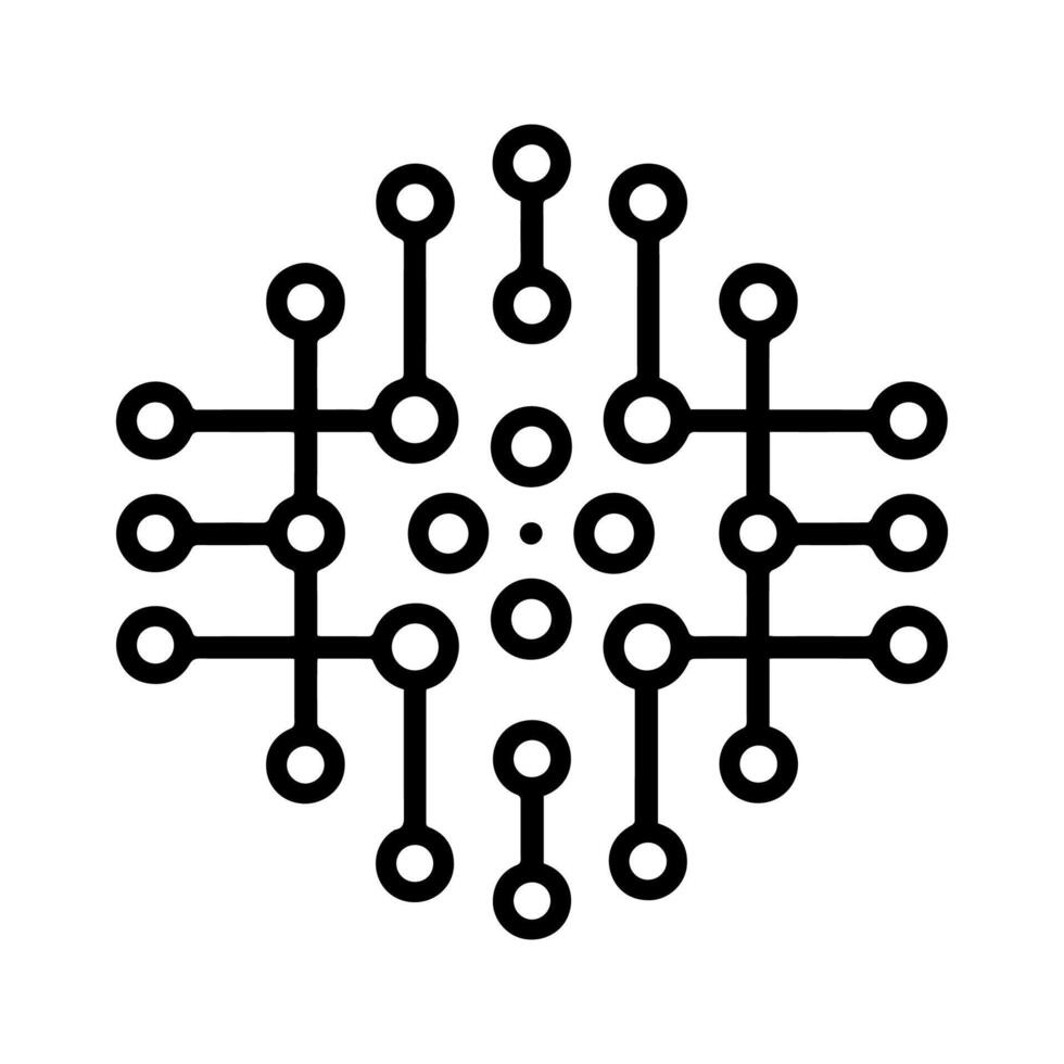 membrane icon or modern line symbol. line art and icon design with bold outline. Black and white Pixel Perfect minimalistic symbol isolated white background. Silhouette simple thin sign vector