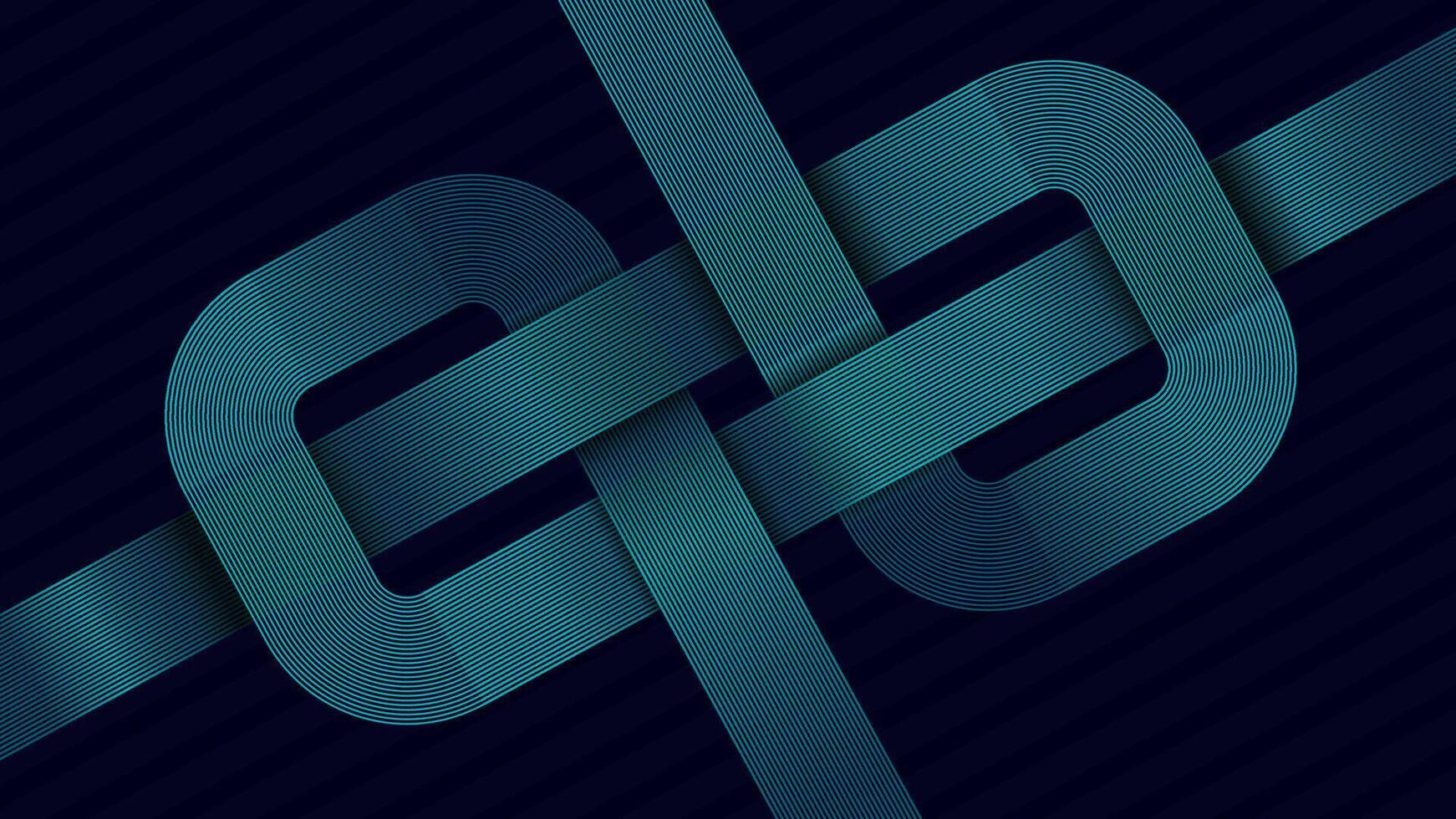 Abstract background with blue geometric lines. Modern shiny lines pattern. Futuristic modern template. Suit for banner, cover, poster, presentation, website, etc. vector