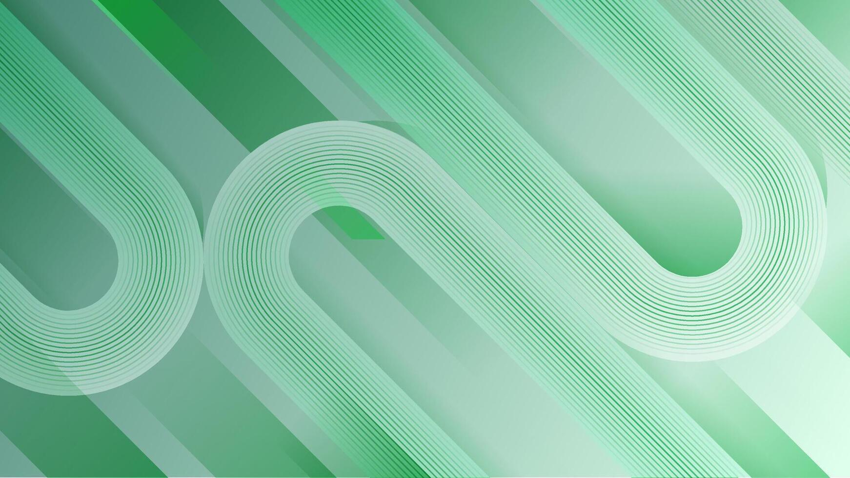 Geometric white green abstract background.Diagonal stripes pattern. Elegant modern lines texture. Graphic design element. Futuristic concept. Horizontal banner template. vector