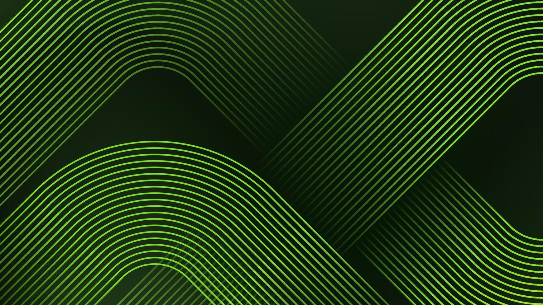 Geometric shape gradient green background. Abstract modern lines design illustration. Suit texture for web, banner, brochure, flyer, poster. vector