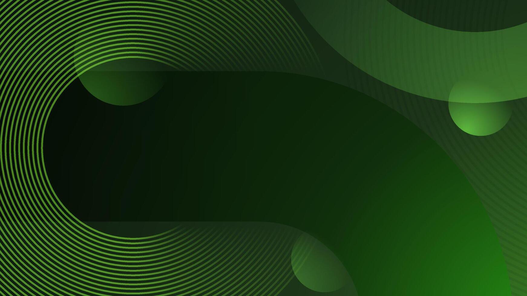 Geometric shape gradient green background. Abstract modern lines design illustration. Suit texture for web, banner, brochure, flyer, poster. vector