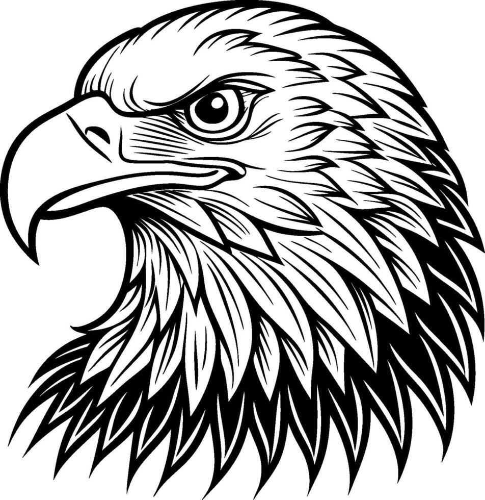 American Bald Eagle silhouette art illustration, American Eagle cut file, American Eagle laser cut file, Bald Eagle cricut file, Bald Eagle wood engraving file, Bald Eagle laser engraving file vector