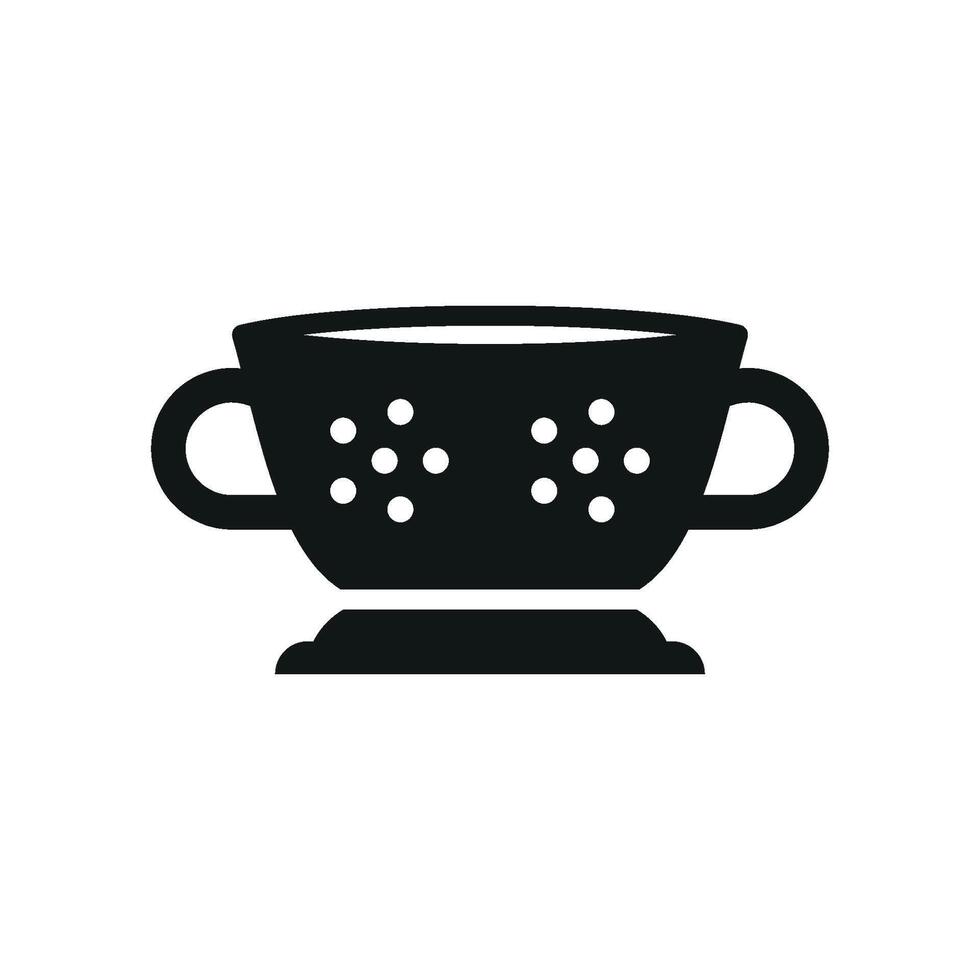 Colander kitchen icon design templates simple and modern vector