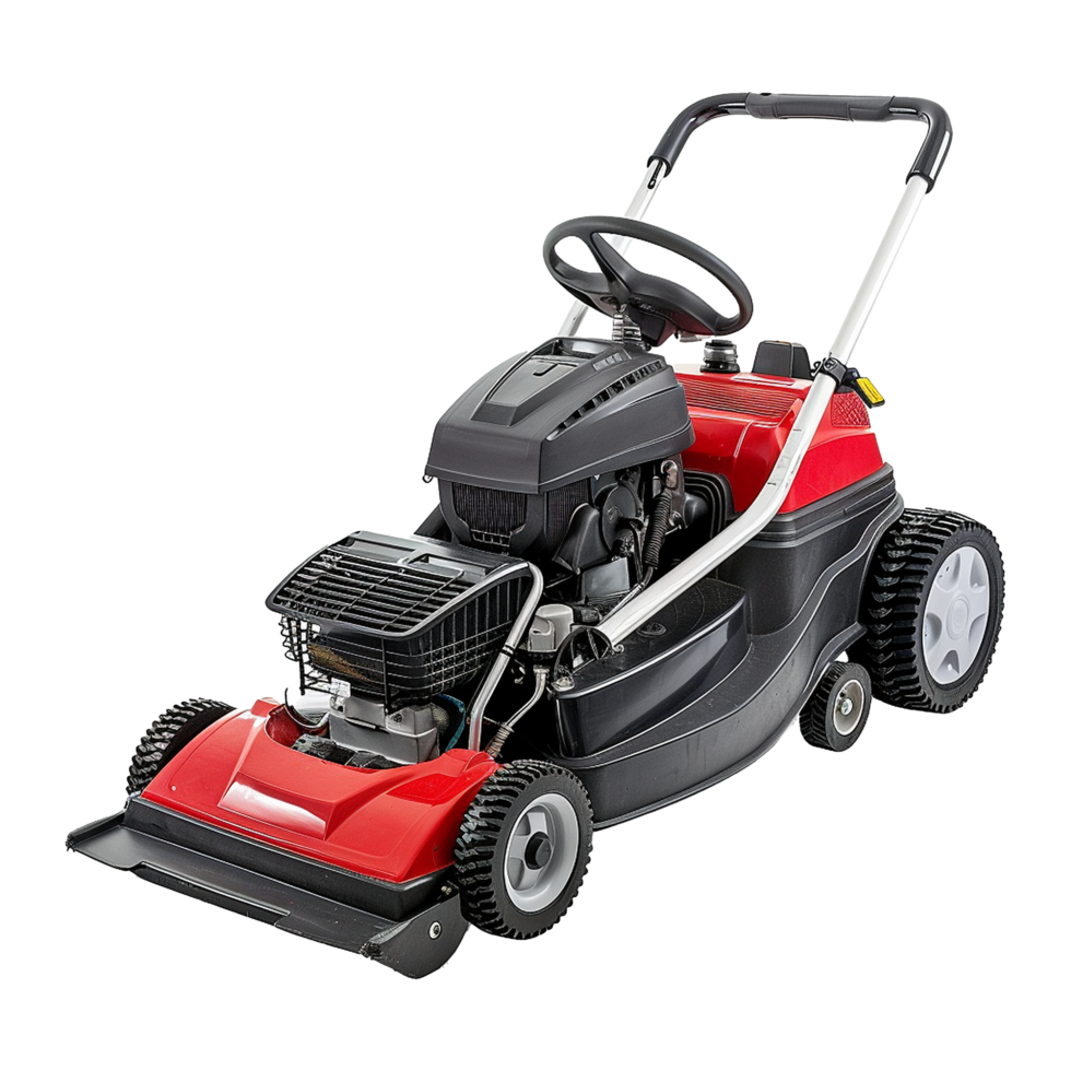 Lawn mower isolated on transparent background png