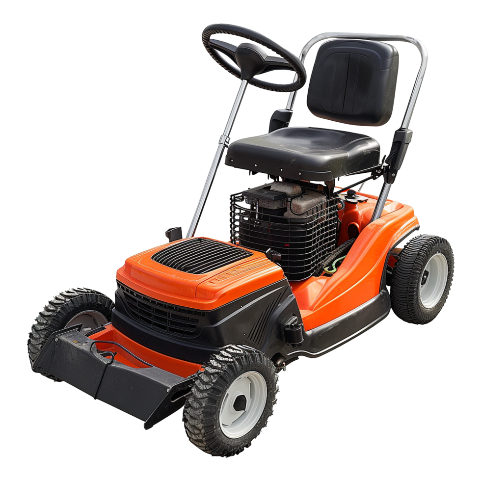Lawn mower isolated on transparent background png