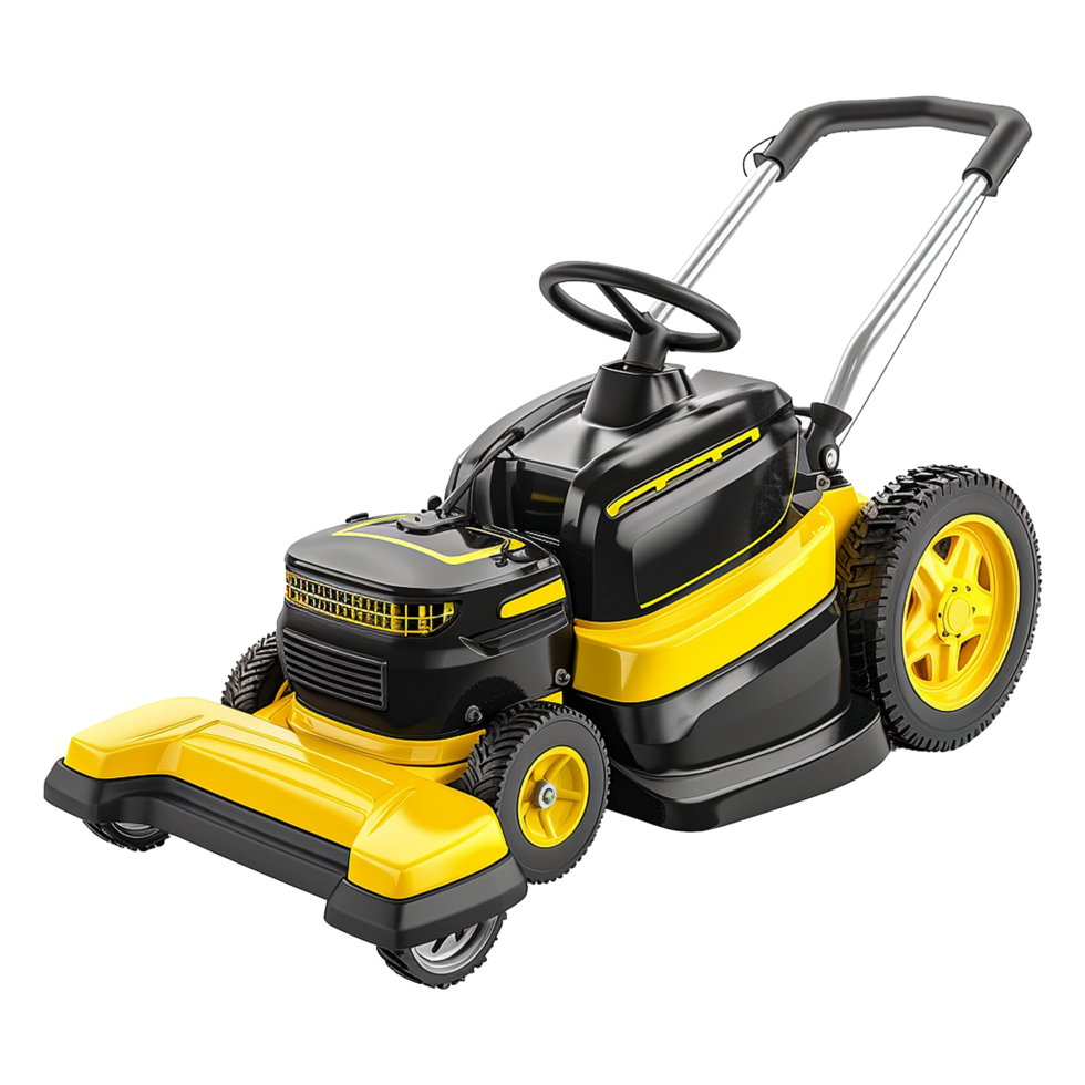 Lawn mower isolated on transparent background png