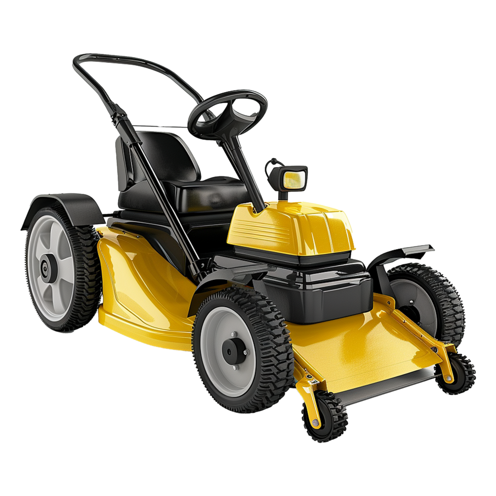Lawn mower isolated on transparent background png