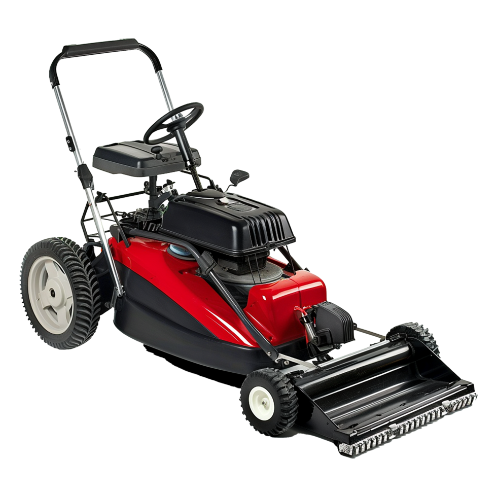Lawn mower isolated on transparent background png