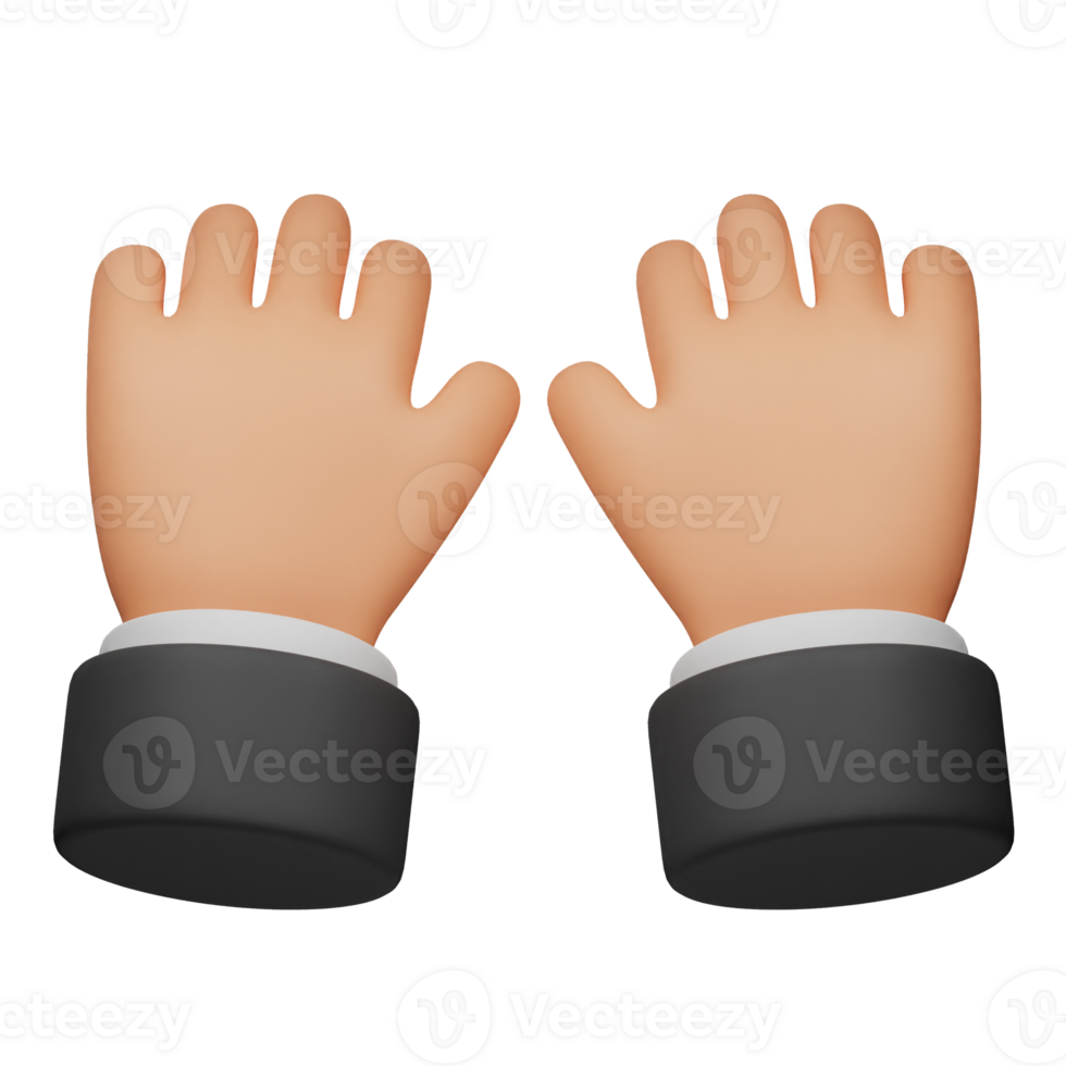 hand typing 3d icon png