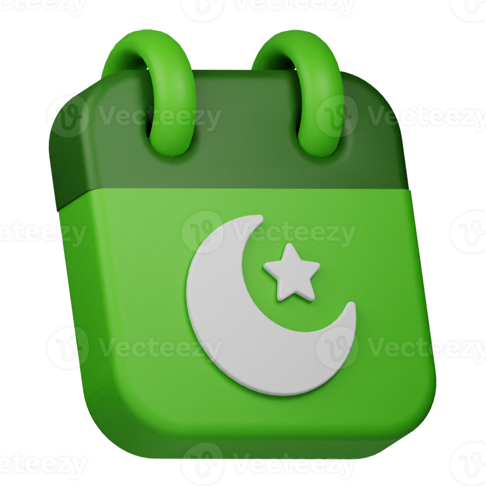 ramadan calendar 3d icon png