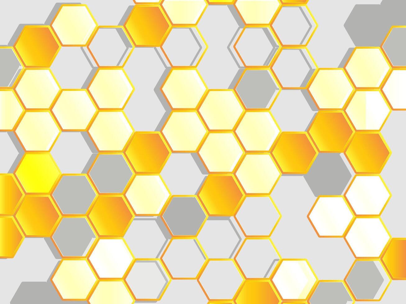 A honey-themed background vector