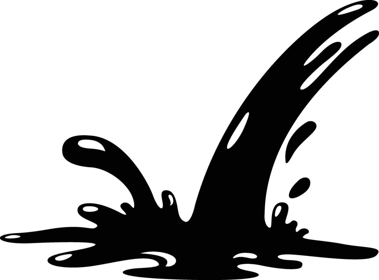 water splash symbol design illustration vector