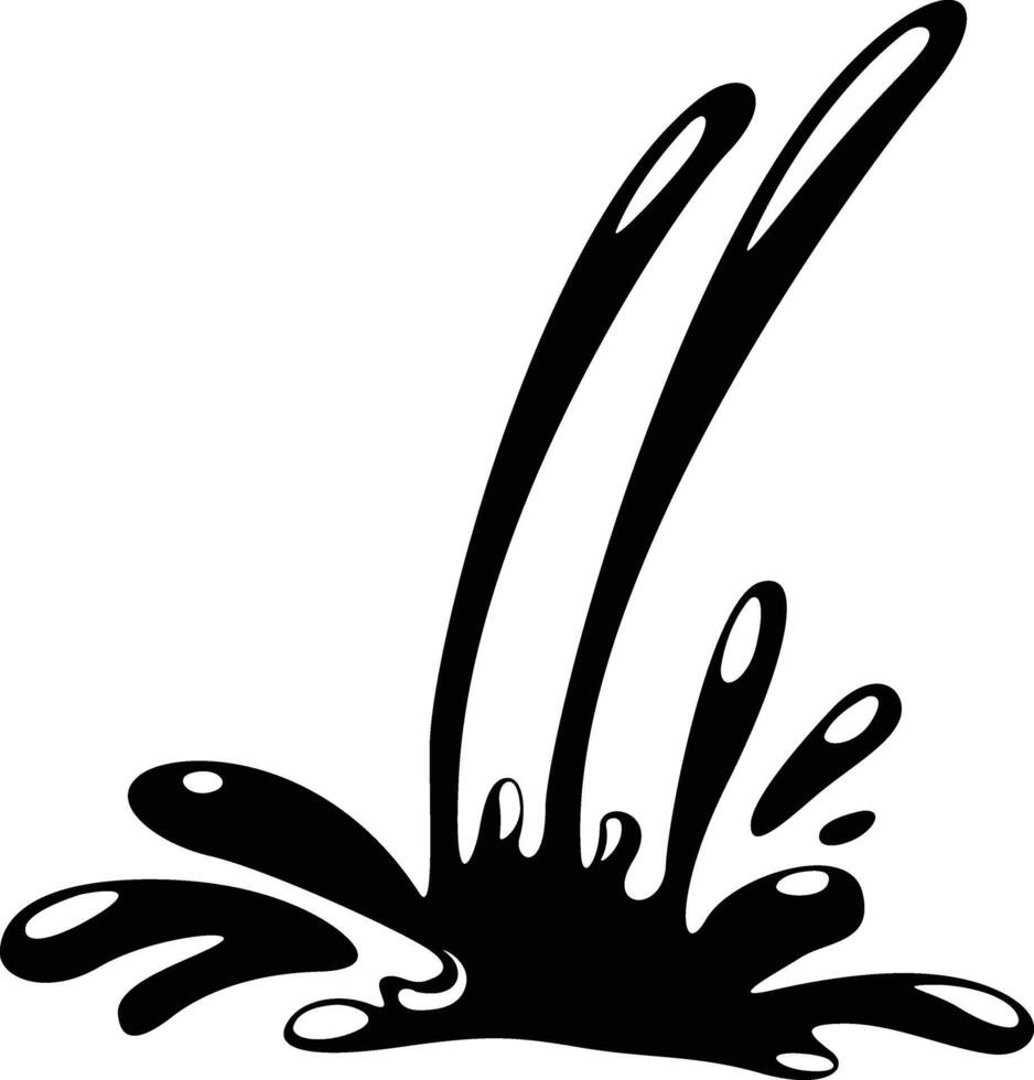 water splash symbol design illustration vector