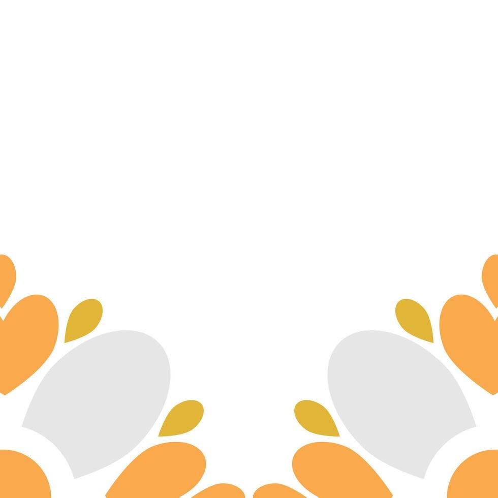 flower petal decoration design vector