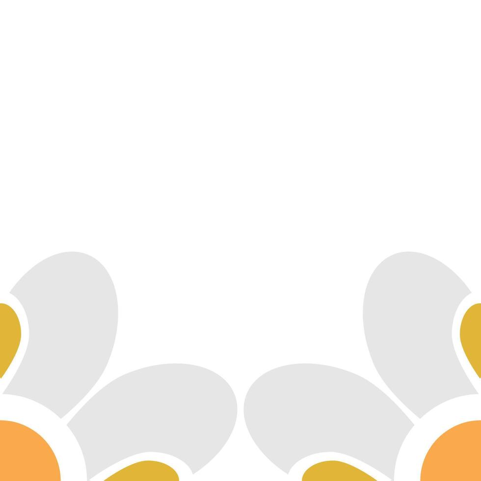 flower petal decoration design vector