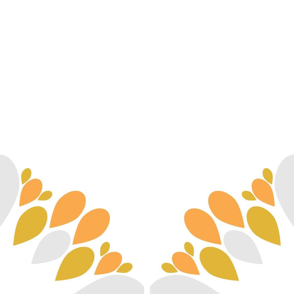 flower petal decoration design vector