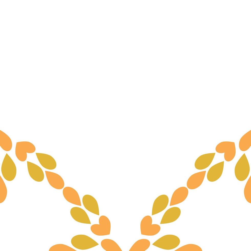 flower petal decoration design vector