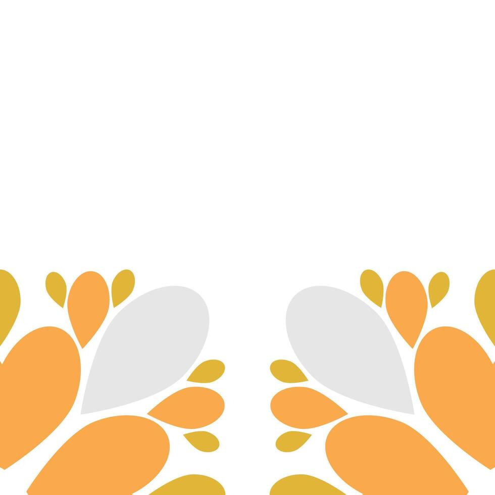 flower petal decoration design vector