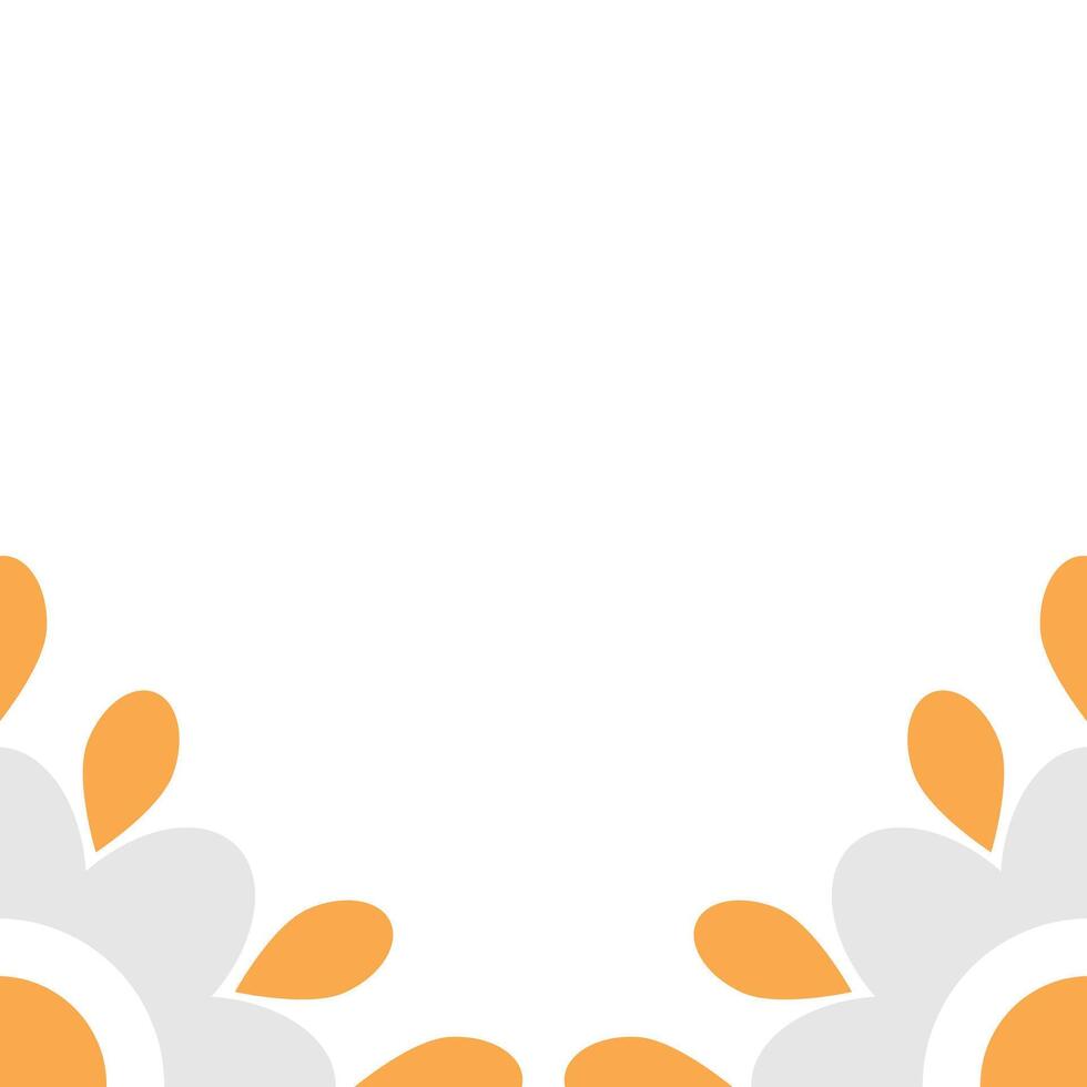 flower petal decoration design vector