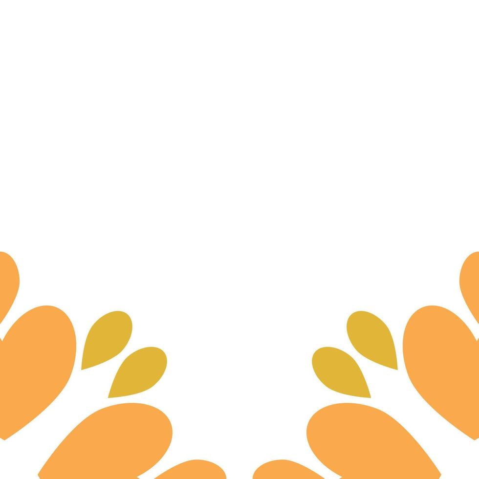 flower petal decoration design vector