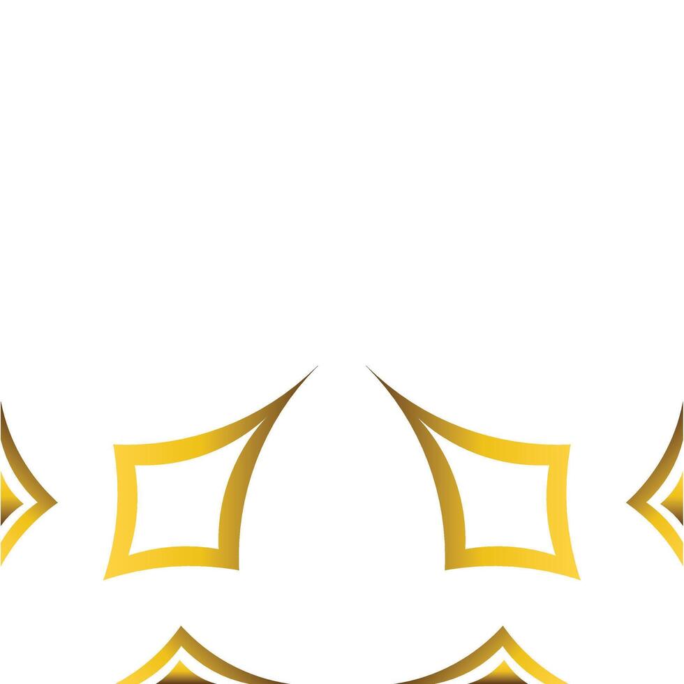 luxury golden floral frame ornament vector