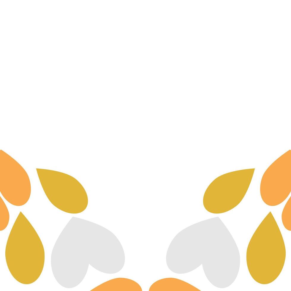 flower petal decoration design vector