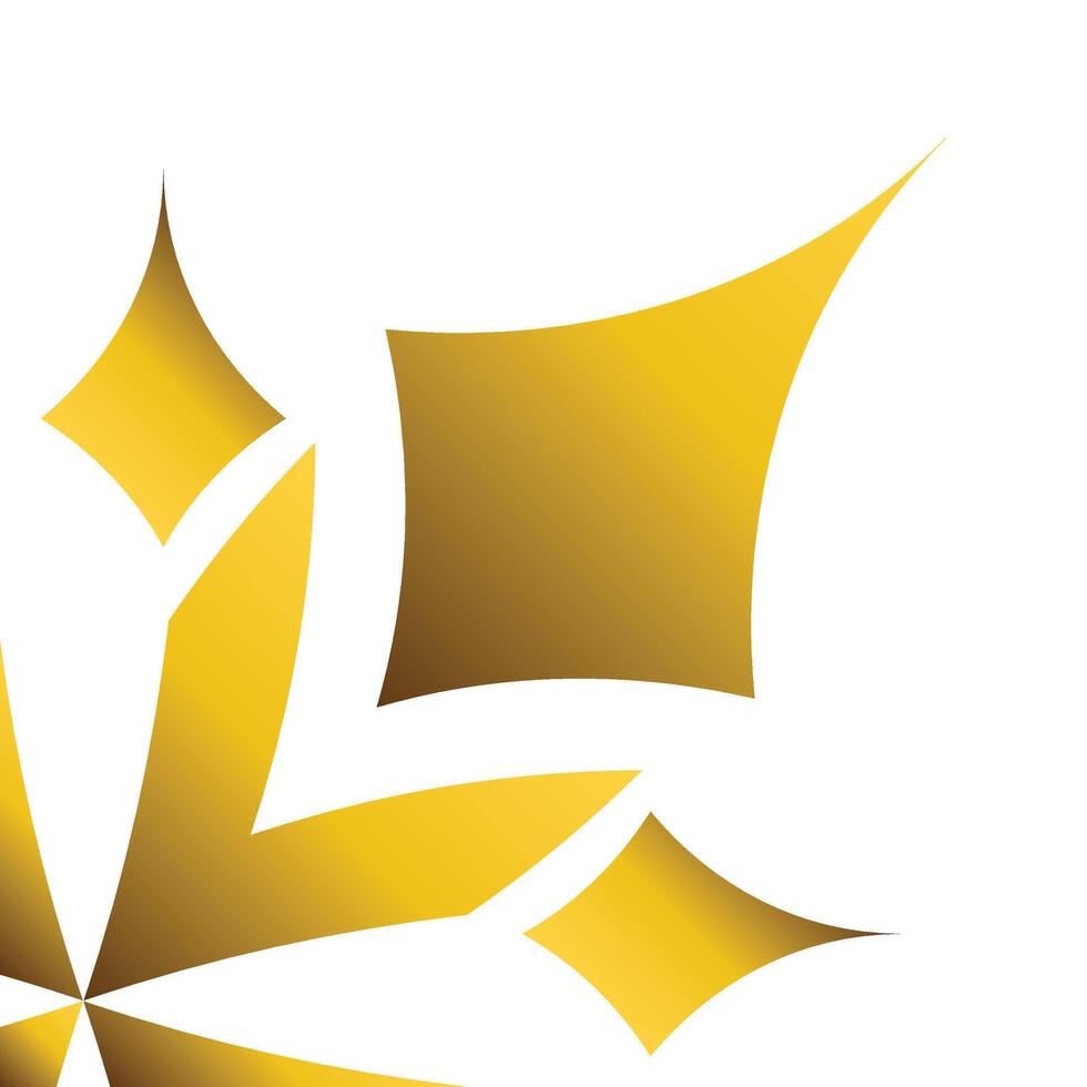 luxury golden floral frame corner decoration vector