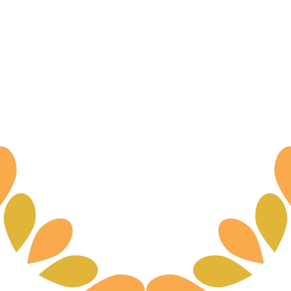 flower petal decoration design vector