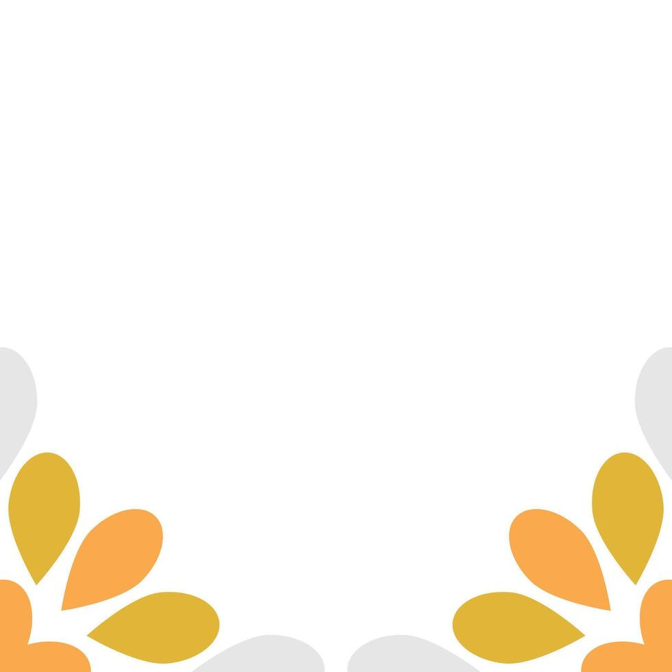 flower petal decoration design vector