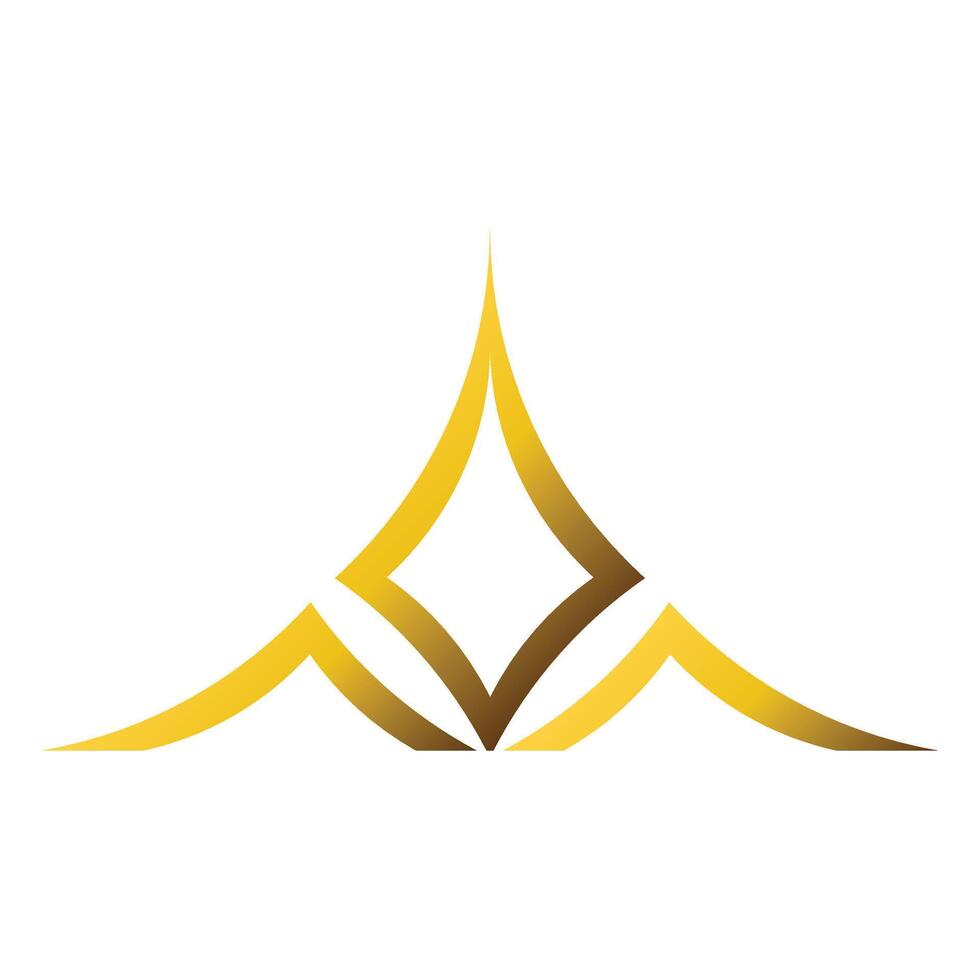 luxury golden floral frame corner decoration vector