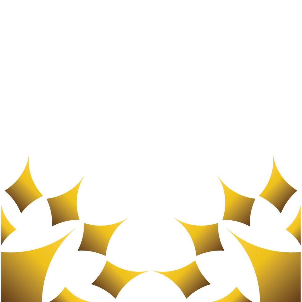 luxury golden floral ornament design vector