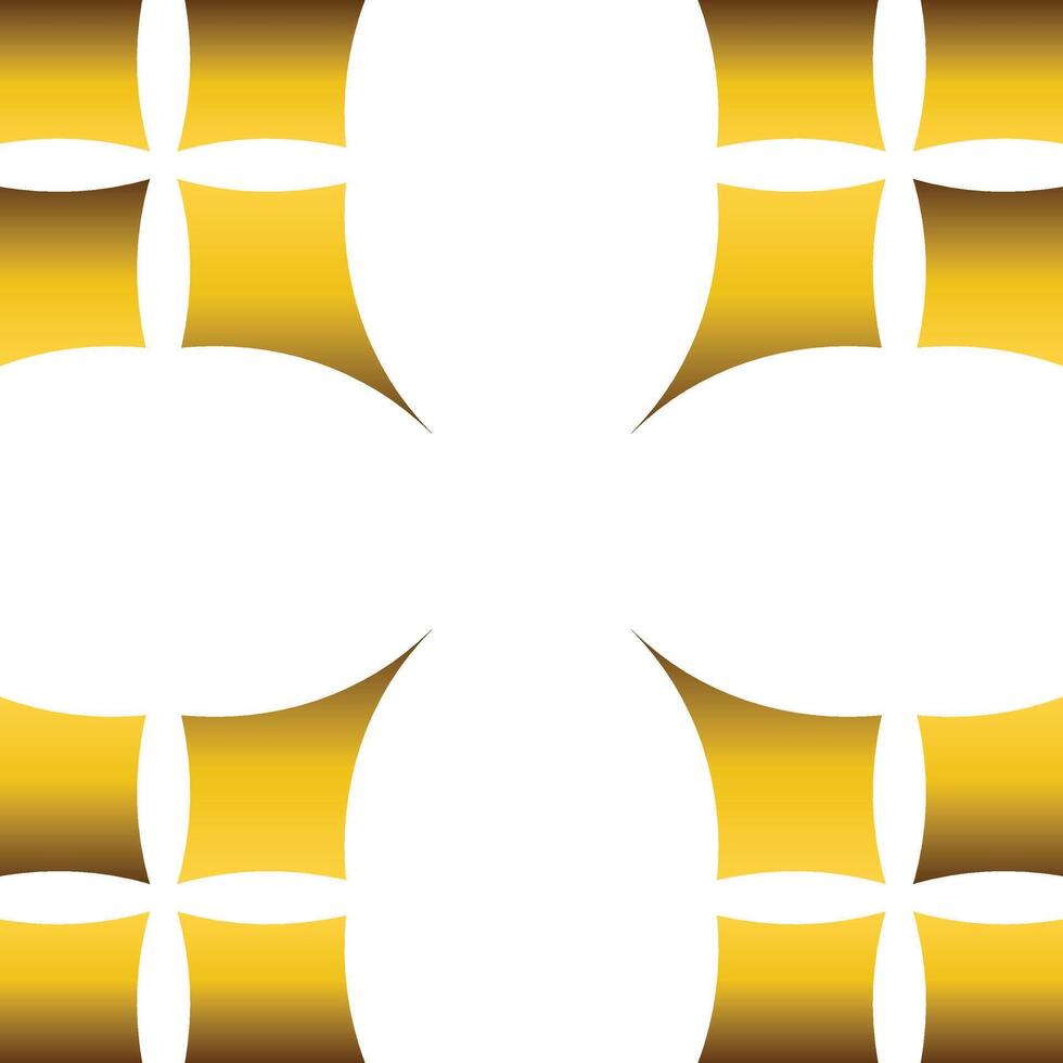 Luxury golden geometric frame design vector