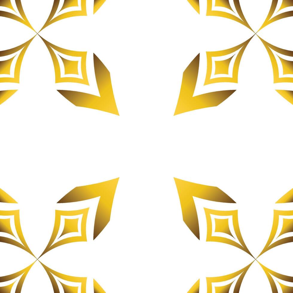Luxury golden geometric frame design vector